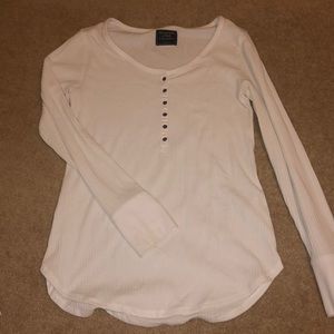 White long sleeve with buttons
